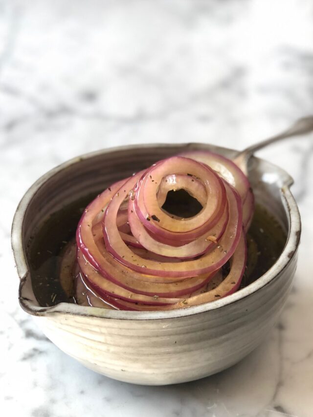 Your New Favorite Marinated Red Onions