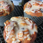 Blueberry Muffins with icing