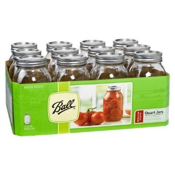 dozen canning jars