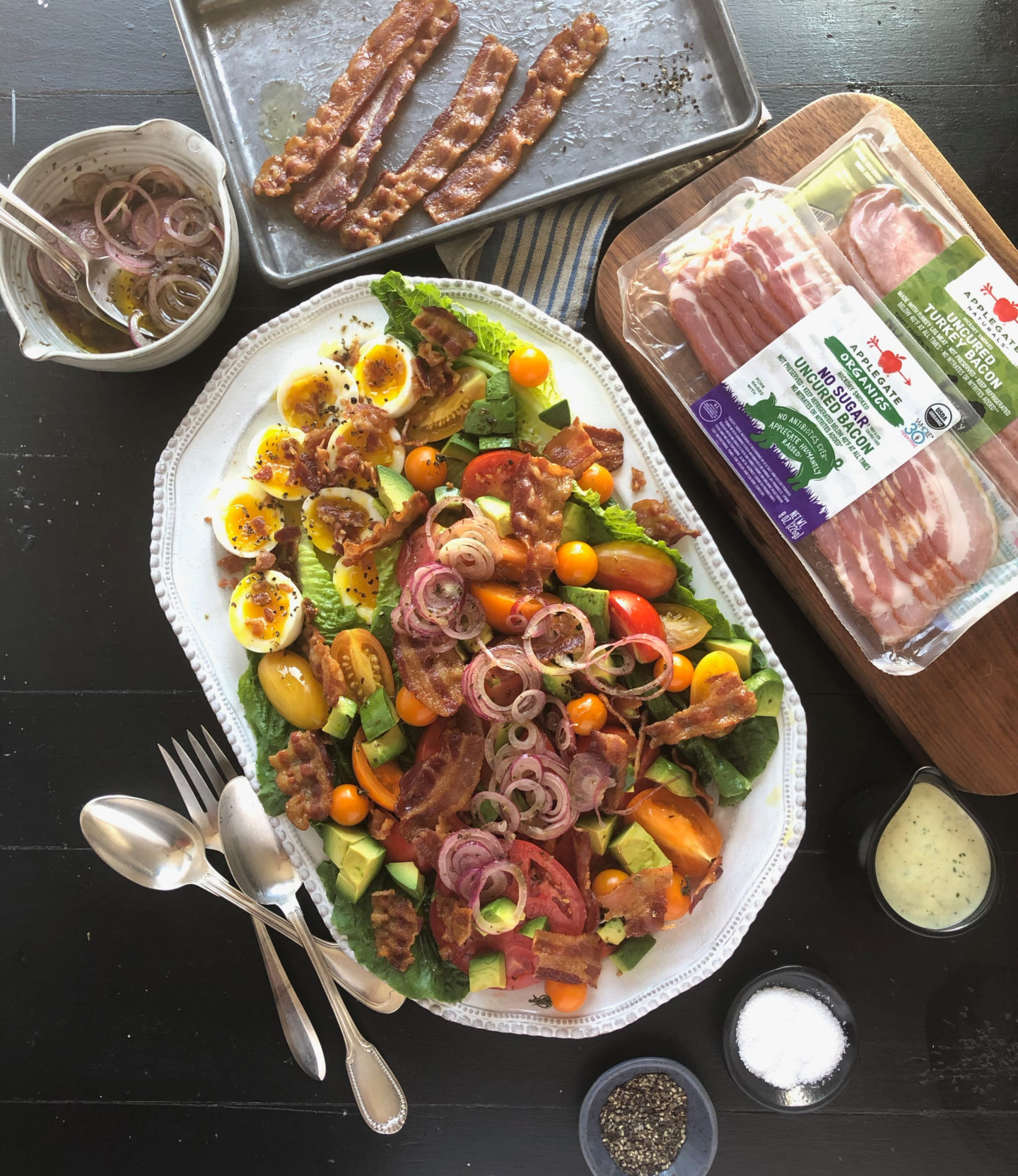 Blt Salad With Applegate Bacon And Creamy Chive Horseradish Dressing Nocrumbsleft,Beef Short Ribs Slow Cooker Recipes Easy