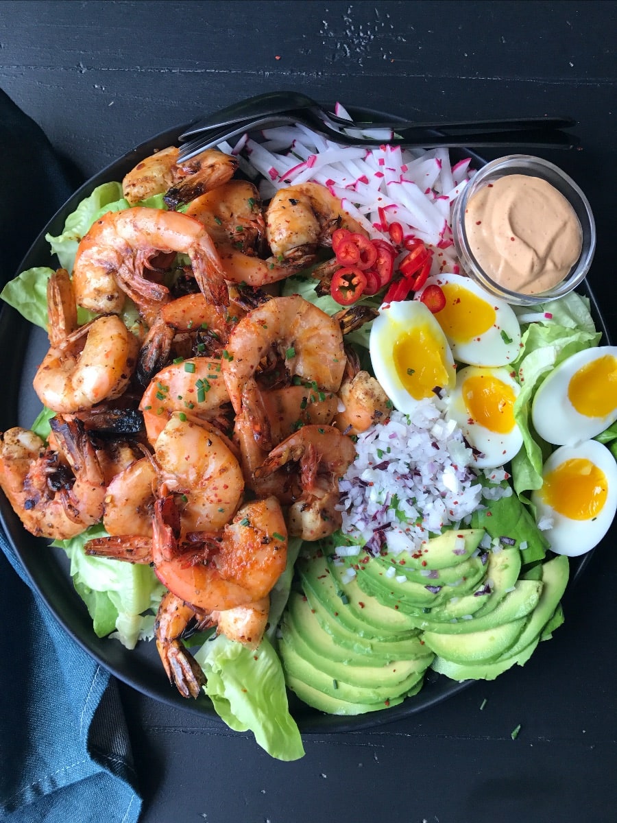 shrimp louie salad
