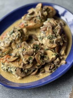stuffed chicken breasts with mushrooms