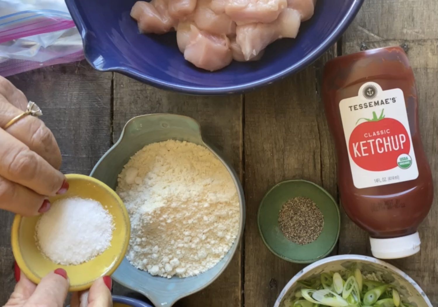 prep with tessemae's ketchup