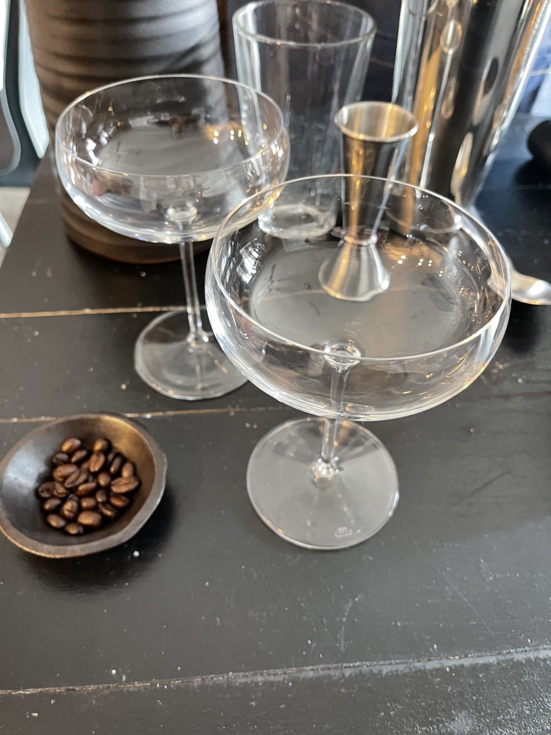 coupe glasses for espresso martinis
