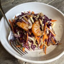 An Easy And Healthy Chicken Salad Recipe with Mandarins
