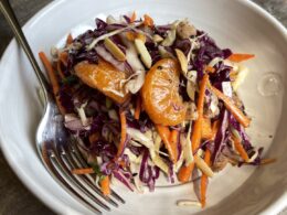 An Easy And Healthy Chicken Salad Recipe with Mandarins