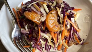 An Easy And Healthy Chicken Salad Recipe with Mandarins