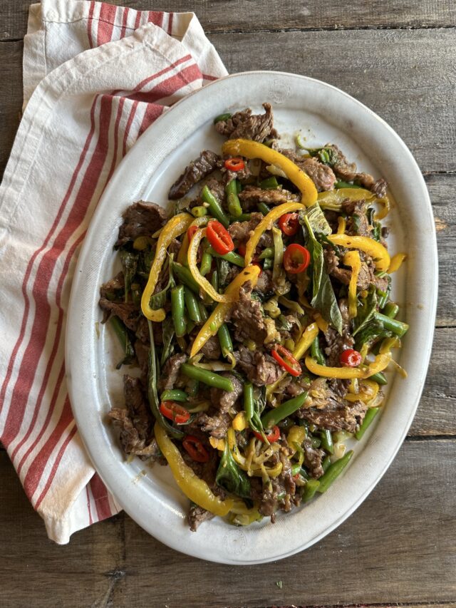 Try This Whole30 Spicy Peperoncini Beef Stir Fry Recipe Now