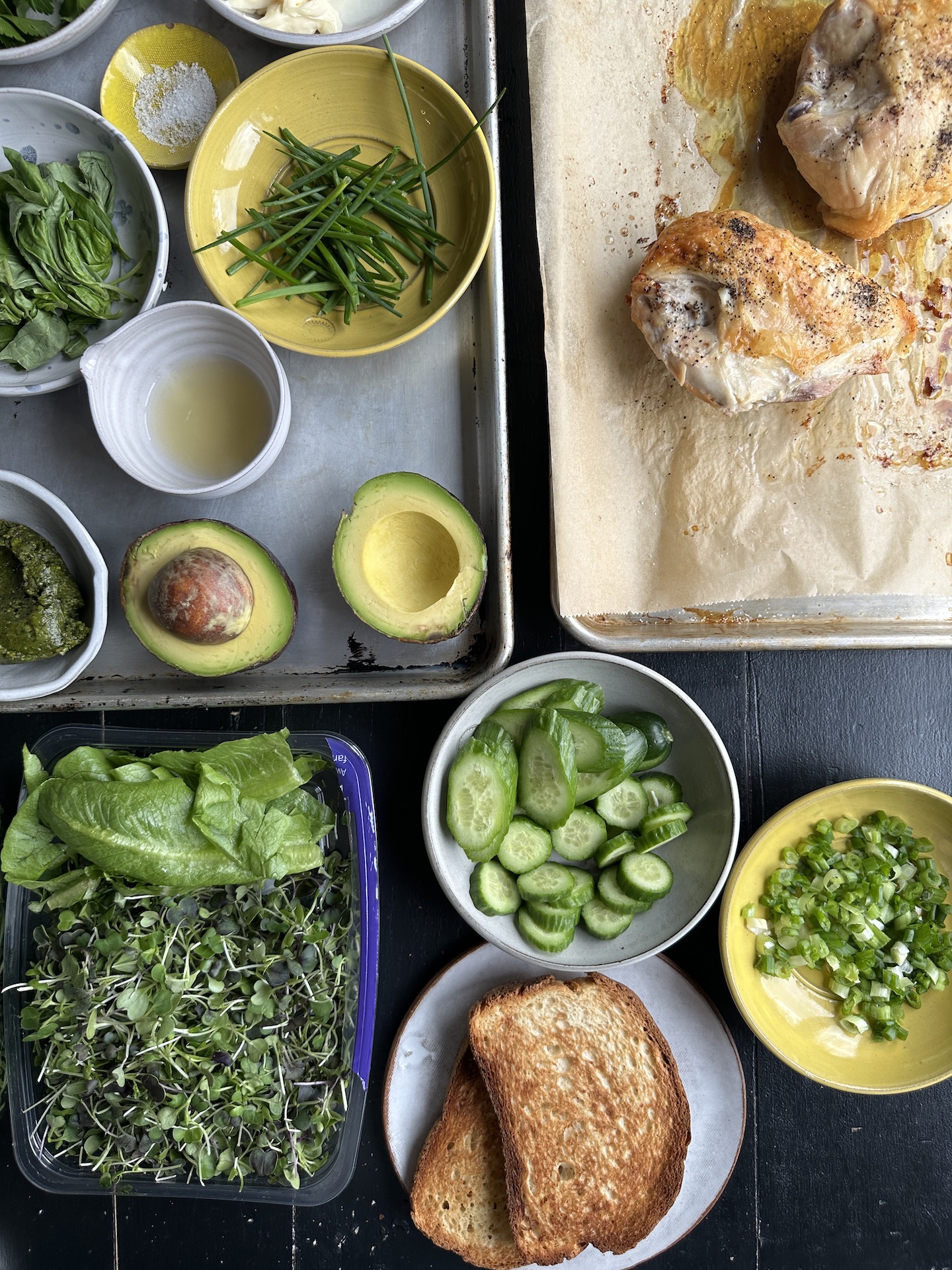 no crumbs left green goddess dressing Chicken Paillard Recipe with Green Goddess Dressing