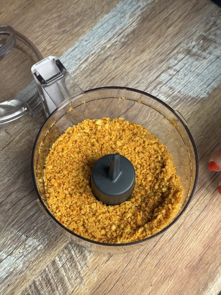 quest chips pureed in a food processor
