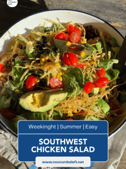 image for pinning southwest chicken salad on pinterest