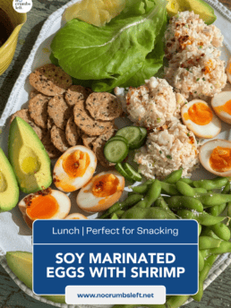 image for pinning soy marinated eggs on pinterest